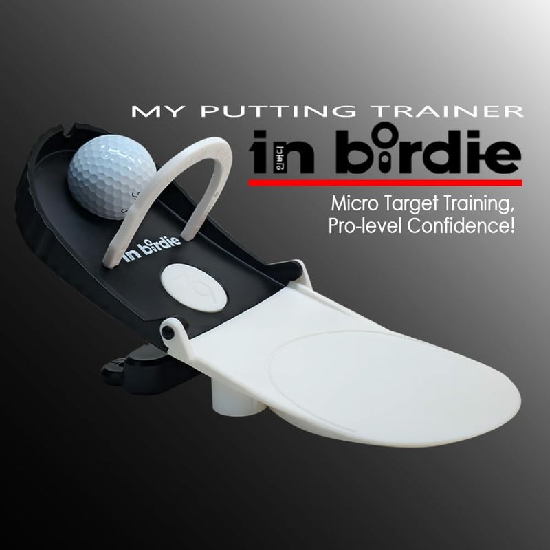 BIRDIE79 In birdie Putting Trainer – Indoor Golf Putting Aid with 3 Practice Modes (Uphill, Downhill, Straight) – Micro Target Design for Accuracy – Portable & Foldable Golf Training Equipment for Home, Office - Image 2